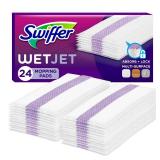 Swiffer WetJet Hardwood Floor Cleaner Spray Mop Pad Refill, Bathroom Cleaning Supplies, Hardwood Floor Cleaner, Multi Surface, 24 Count