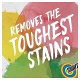 Shout Advanced Stain Remover Gel for Clothes Laundry, Ultra Concentrated Gel with Built-in Scrubber Brush for Deep Set-In stains, 8.7oz