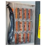 BIC Comfort 3 Refillable Three-Blade Razor for Men, Sensitive Skin Razor For a Comfortable Shave, 1 Handle and 12 Cartridges, 13 Piece Razor Set