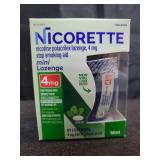 Nicorette 4mg Stop Smoking Aid Nicotine Mini Lozenge - Mint - 81ct - Retail $40