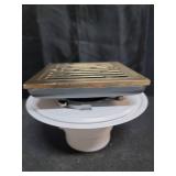 Delta Faucet 4 Inch Tile-In Square Shower Floor Drain Gold, Shower Drain Kit, Square Shower Drain, Chrome Shower Drain, Shower Floor Drain, Champagne Gold DT062412-CZ