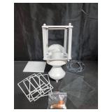 Heath Zenith Heathco HZ-4132-MW White Bayside Mission Style Motion Activated Lantern, Bulb Not Included