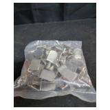 POWERTEC QP1302 5mm Shelf Pegs 50 pcs, L-Shaped Bracket Shelf Pins Support Pegs for Shelves, Kitchen Cabinet Shelf, Bookshelf, Closet and Furniture, Nickel Plated Shelf Holders Pegs