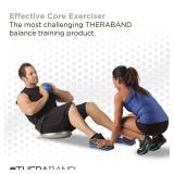 THERABAND Stability Disc, 13-Inch Silver, Latex-Free, Pre-Inflated Balance Cushion for Core Strength, Wobble Seat for Posture & Active Sitting, Wobble Disc for Office Chair or Rehab