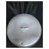 THERABAND Stability Disc, 13-Inch Silver, Latex-Free, Pre-Inflated Balance Cushion for Core Strength, Wobble Seat for Posture & Active Sitting, Wobble Disc for Office Chair or Rehab