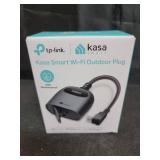 Kasa Outdoor Smart Plug, Smart Home Wi-Fi Outlet Timer, Max Load 15A/1875W, IP64 Weather Resistance, Compatible with Alexa, Google Home & SmartThings, No Hub Required, ETL Certified(KP401)