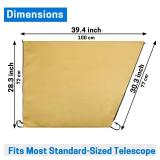 VISEMAN Telescope Cover - Outdoor, Waterproof, Sun Proof, Dust Cover with Adjustable Drawstring