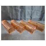 Motel Mouse Humane No Kill Live Catch and Release Mouse Traps, Reusable with Cleaning Brush - 4 Pack