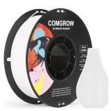 Comgrow PETG 3D Printer Filament 1.75mm, High Precision and Tough 3D Printer Filament (2LBS), Dimensional Accuracy +/- 0.02 mm, Fit Most 3D Printers White