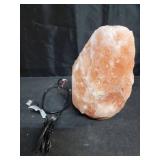 WBM Salt Lamp - USB Himalayan Salt Lamp with Touch Dimmer Control, Natural Pink Crystal, 5-7 lbs, Wooden Base, LED Bulb, Room Decor, Home Decor, Relaxation, Ambiance, Gift