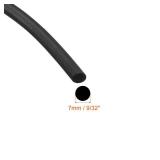 uxcell Foam Rubber Weather Seal Strip, 7mm(9/32\") Diameter 6 Meters (19.69Ft) Long Round EPDM Rubber for DIY Gasket, Warehouse, Pads, Foam Tubing, Crafts