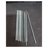 Hillman Zinc-Plated Threaded Rod (#6-32 x 6\" Size) QTY 12