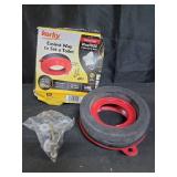 Korky 6000BP Universal Toilet WaxFree Seal with Hardware - Toilet Installation Made Easy - Made in USA , Red