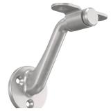 Franklin Brass Bar 3 in. (76 mm) Handrail Bracket in Matte Nickel (4-Pack), B47249D-MN-C