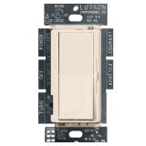 Lutron Diva LED+ Dimmer Light Switch for Dimmable LED, Halogen, and Incandescent Bulbs, 150 Watt, Single-Pole or 3-Way, DVCL-153P-LA, Light Almond