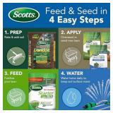 Scotts Turf Builder Grass Seed Sun & Shade Mix with Fertilizer and Soil Improver, Thrives in Many Conditions, 5.6 lbs.