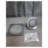 Westbrass D3201-03 Roman Tub Drain Trim with 4-1/4\" OD Tile Square, Polished Brass