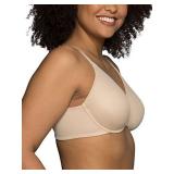 Vanity Fair womens Unlined With Underwire (34c-44ddd) Bra, Smoothing - Neutral, 44C US