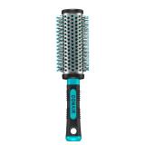 Conair Grip & Style Round Brush, Nylon Bristle Hair Brush for Blowout Styling, For Medium to Long Lengths, Ideal for Curly Hair