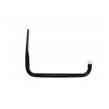 Shepherd Hardware 8091E Heavy Duty Steel 10-Inch Garage Storage Utility Hooks, 4 Pack, Black