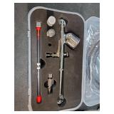 VEVOR Airbrush ACCESSORY Kit, 1 Dual-Action Professional Airbrush with 3 Tips, Hose, Holder, Cleaning Set, for Cake Decorating, Model Painting, Nail Art