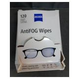 ZEISS AntiFOG wipes, 120 count