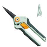PrunePro Garden Scissors Pruning Shears Sharp Stainless Steel Non-Stick Teflon Coating Blade for Precise Cuts Garden Snip Bonsai Clippers for Plants Rose Flower