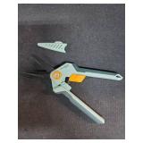 PrunePro Garden Scissors Pruning Shears Sharp Stainless Steel Non-Stick Teflon Coating Blade for Precise Cuts Garden Snip Bonsai Clippers for Plants Rose Flower