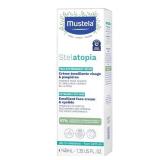 Mustela Stelatopia Eczema-Prone Skin Emollient Baby Face Cream - Face Moisturizer with Natural Avocado & Sunflower Oil - Fragrance-Free - 1.35 Fl Oz (Pack of 1)