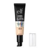 e.l.f. Camo CC Cream, SPF 30 Color-Correcting Medium-To-Full Coverage Face Foundation, Delivers An Airbrushed Finish, Vegan & Cruelty-Free, Fair 100 W