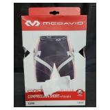 McDavid Compression Shorts, Thick Supportive Gym Shorts for Muscle Recovery, HIPS, Hamstring, Quads. Black Cross Compression Shorts for Fitness