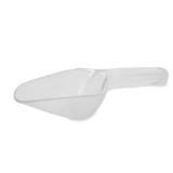 Rubbermaid Commercial Products Plastic Utility Ice Scooper, 6-ounce, Clear, Dishwasher Safe Kitchen Scoop for Weddings/Bar/Ice Bucket/Kitchen/Popcorn