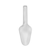 Rubbermaid Commercial Products Plastic Utility Ice Scooper, 6-ounce, Clear, Dishwasher Safe Kitchen Scoop for Weddings/Bar/Ice Bucket/Kitchen/Popcorn