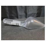 Rubbermaid Commercial Products Plastic Utility Ice Scooper, 6-ounce, Clear, Dishwasher Safe Kitchen Scoop for Weddings/Bar/Ice Bucket/Kitchen/Popcorn