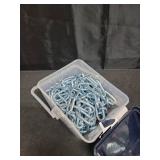 KingChain 1/4 x 15 ft. Zinc-Plated Straight Link Coil Chain 520 lb. Safe Working Load, General Purpose Chain, 519171