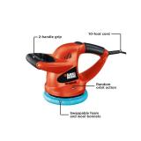 BLACK+DECKER 6\" Buffer Polisher, Orbital Car Polisher with Wool and Foam Bonnets (WP900) - Retail $65