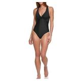 Calvin Klein Womens Lifestyle ONE Piece,Black,6