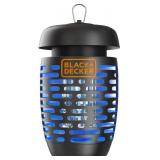 BLACK+DECKER Bug Zapper Electric Lantern with Insect Tray, Cleaning Brush, Light Bulb & Waterproof Design for Indoor & Outdoor Flies, Gnats & Mosquitoes Up to 625 Square Feet