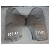 Relief Genius Cold Therapy Hand Ice Pack Cold Gloves for Chemotherapy Neuropathy, Chemo Care Package for Women and Men S/M Black