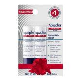 Aquaphor Lip Repair Stick, Moisturizing Lip Balm Pack, Relieves Dryness, Holiday Gifts for Self Care, 0.17 Oz Stick, Pack of 2