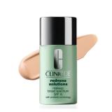 Clinique Redness Solutions Liquid Foundation Makeup Broad Spectrum SPF 15 With Probiotic Technology For Redness-Prone Skin| Medium Coverage + Natural Finish, Calming Fair - Retail $40