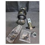 Copper Creek Colonial Privacy Interior Door Knob ANSI Grade-3 Certified, Modern Heavy Duty Handle, Easy Install and Reversible for Bedroom, Bathroom and Closets Tuscan Bronze (1 Pack)