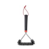 Weber 12\" Three-Sided Grill Brush