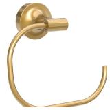 Franklin Brass Voisin (1-Pack) Hand Towel Ring Satin Gold Holder for Wall Mount Round Hanger for Kitchen, Bathroom Accessories VOI46-BB