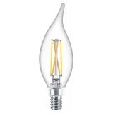 PHILIPS LED 60W BA11 E12 Chandelier Bulbs 3-Pack Ultra Definition Soft White (2700K) 500 Lumen (5W = 60W) Dimmable Flicker-Free LED Candelabra Bulbs