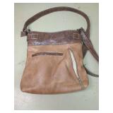 Western Style Cross Embellished Shoulder Bag