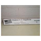 Premium American Flag Pole Kit - Complete 3
