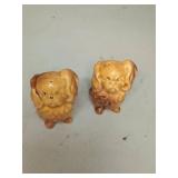 Gibson California Art Pottery Dog Salt & Pepper Shakers