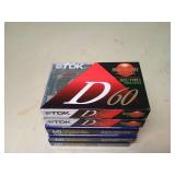 Mixed Lot of TDK D60 & Walmart 60-Minute Blank Audio Cassettes
