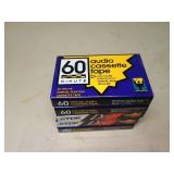Mixed Lot of TDK D60 & Walmart 60-Minute Blank Audio Cassettes